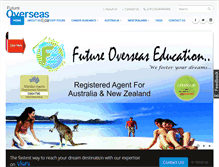 Tablet Screenshot of futureoverseasedu.com